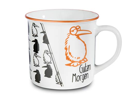 NICI 45027 - Taza de porcelana (400 ml), diseño con texto en alemán Guten NICI 45027 - Taza de porcelana (400 ml), diseño con texto en alemán Guten