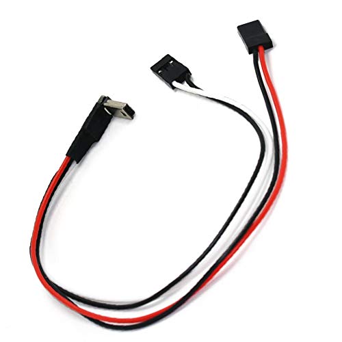 GoGoRc 90 Degree USB to Video AV Output FPV Cable Power Lead Cord for GoPro Hero 3/4