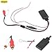 Gorgeri Bluetooth Car AdapterUniversal Bluetooth AUX Receiver Module 2 RCA AUX‑in Adapter for Car Audio
