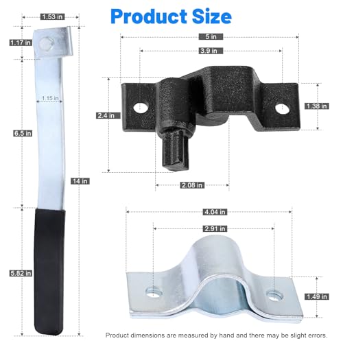 Trailer Cam Lever Door Lock Kit, 1 Set by UASAM - Image 2