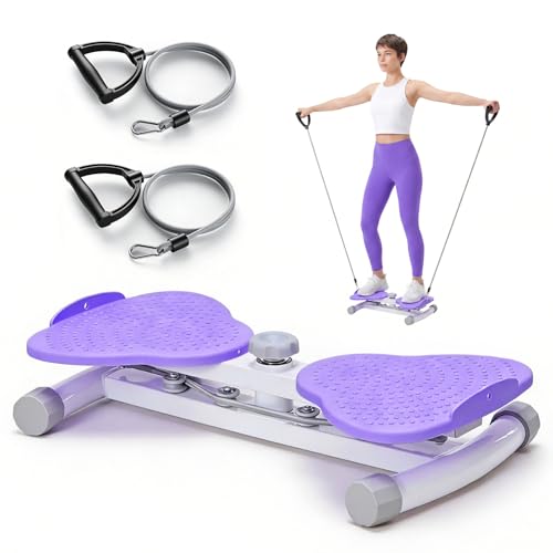 DUMOS Waist Twister Machine Exercise 300 lbs Capacity Noiseless Fitness Tool for Core & Belly Fat Workout Ab Twister Board Anti-Slip Home Gym Equipment for Women and Men