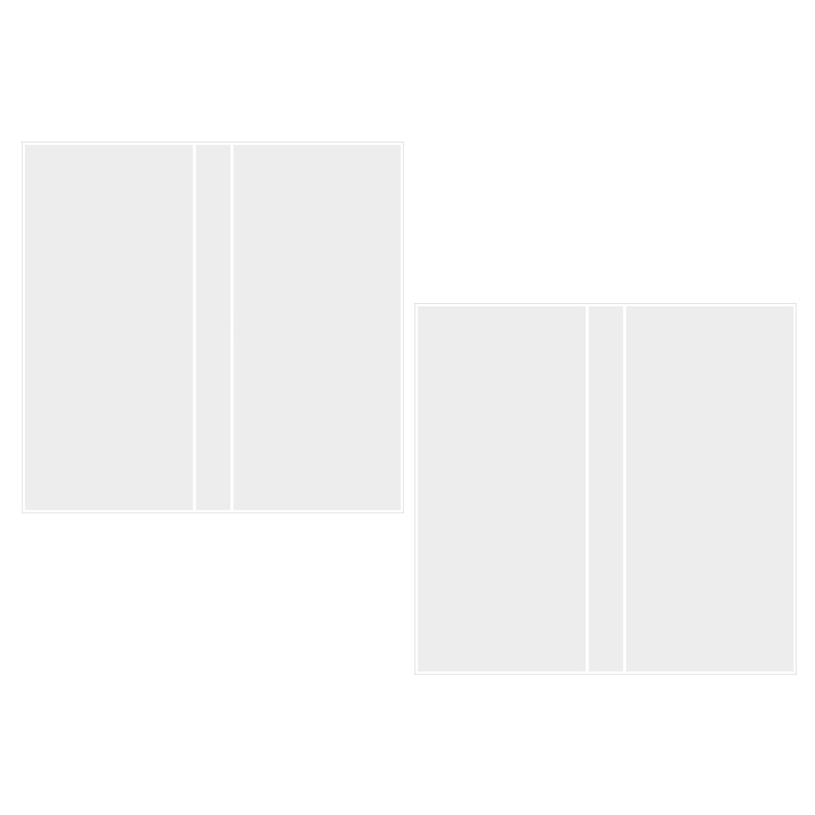 Of 2 Oversized PEVA Wardrobes Protectors for on Dresses and Suits Clothing Defender