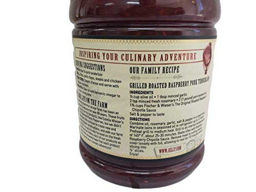 Fischer & Wieser Razzpotle Roasted Raspberry Chipotle Sauce, TWO 40-Ounce Bottles - Thumbnail 6