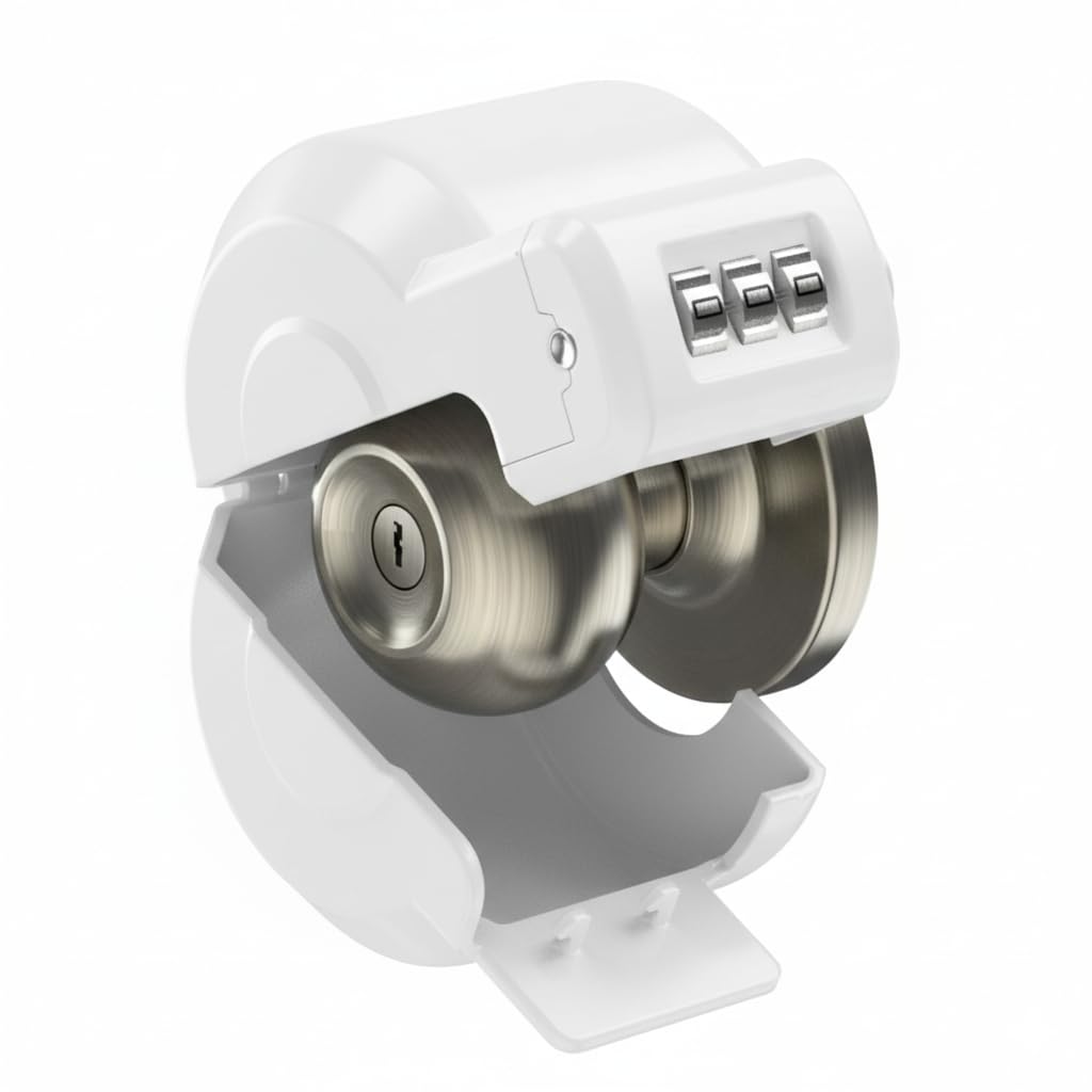 Door Knob Lockout Device - No Key Needed -12