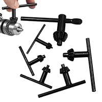 Bohrfutter Schlüssel, Spannfutterschlüssel, Drill Chuck Key, Zahnkranzbohrfutter Schlüssel, Bohrmaschinen Schlüssel, Bohrer Spannwerkzeug, 6 Stück (4/6/10/13/16/20mm)