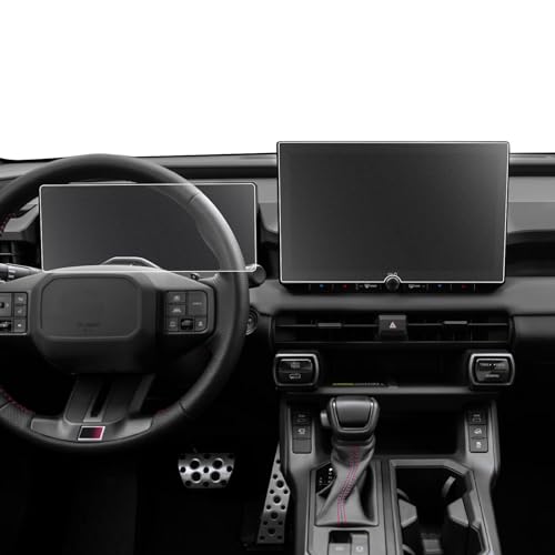 Image of CDEFG 2Pcs for 2026 Toyota RAV4 Screen Protector Matte Anti Glare 12.9 inch | Tempered Glass Anti Fingerprint for 2026 Toyota RAV4 Hybrid (XSE /Limited) Accessories Screen Cover (12.9 inch Navi & 12.3 inch Dash)
