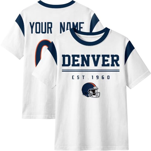Image of T-Shirt Custom Crewneck Short Sleeve for Men Gifts | Custom T-Shirt Personalized Name and Number