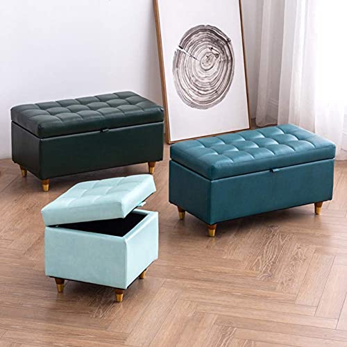 Repose-pieds de rangement pour optimiser l'espace des petits salons