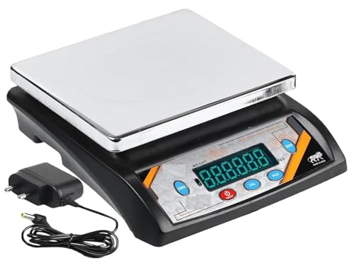 Báscula digital recargable 30 kg con doble pantalla verde miniatura 1