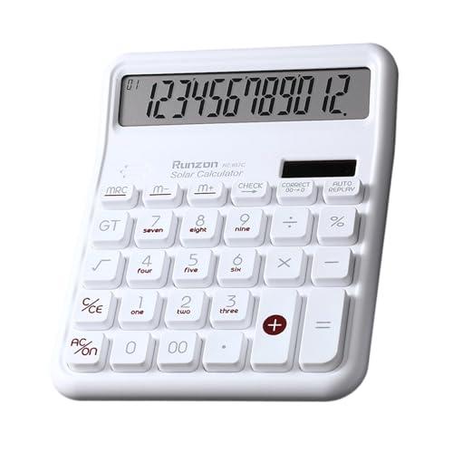 Calculadora de 12 dígitos portátil resistente con apagado automático