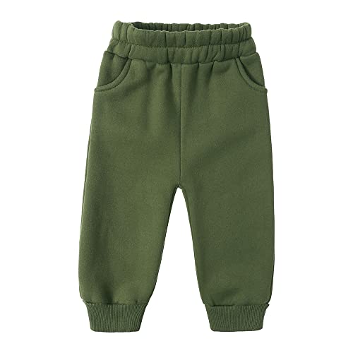 Image of MYGBCPJS Youth 2PCS Jogger Outfits Set Fleece Hooded + Sweatpants Boys Girls Athletic Sweatsuits Pullover Clothes