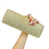 ✅(Design unico)Questa pochette da sera argento è elegantemente realizzata con una base in rete scintillante, completamente decorata con strass scintillanti cuciti a mano con un motivo sfumato, trasudando raffinatezza e glamour senza tempo.L'abbellimento di cristalli su tutta la superficie crea un effetto abbagliante e accattivante sotto qualsiasi luce, rendendolo il complemento perfetto per il tuo abito da sera, abito o outfit formale.