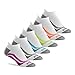 Prince Women's Tab Performance Athletic Socks for Running, Tennis, and Casual Use (Pack of 6) - White, Womens Size 6-10