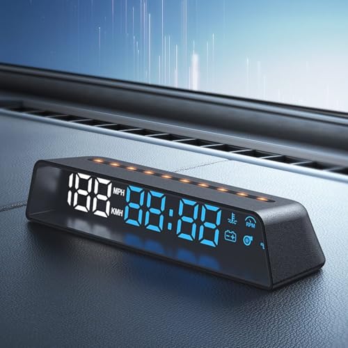 Affichage tête haute GPS HUD voiture avec moniteur de vitesse OBD noir pour version coréenne