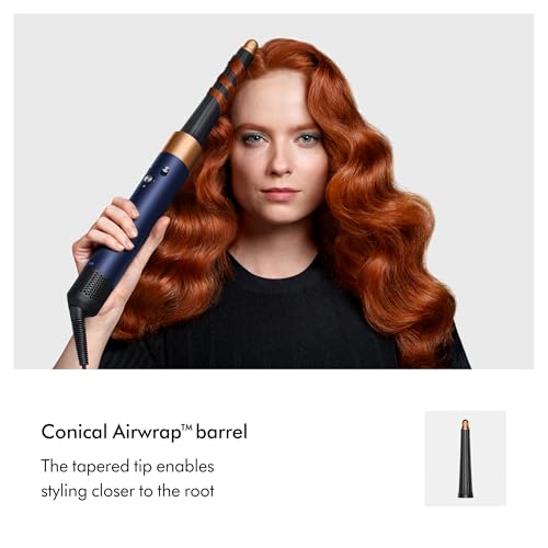Image of Dyson Airwrap I.D. 6-In-1 Multi-Styler | Styles Without Heat Damage| 7 Styling Settings|3 Speed & 3 Heat Settings|Cold Shot| Enhanced Coanda Airflow| 2 Yr Warranty,1300 Watts (Prussian Blue /Rich Copper)