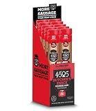 4505 Spicy Red Hot, Sausage Link Meat Sticks, 1.75 Ounce Sticks, Pack of 10 Sticks - 13g of Protein,