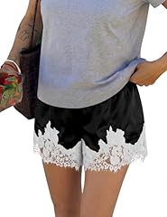 White Lace Hem Black