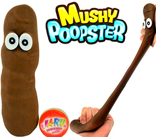 JA-RU Squishy Poop Toys for Kids (2 Pack) – Stretchy Poop Squishy Fidget Toys, Stress Relief Toy, Funny Gag Gifts, Party Favors, Goodie Bag Stuffers & Classroom Prizes. 6448-2p - Thumbnail 5