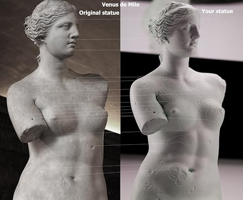 Venus de Milo 35 cm statue décorative classique en résine - 5