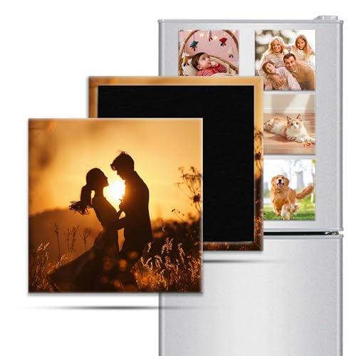 Imanes decorativos personalizados set de 6 cuadrados