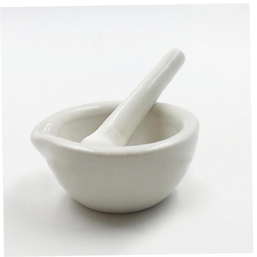Ceramic Mortar & Pestle with Pouring Spout
