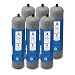Bombole Co2 600 gr usa e getta attacco M11x1 per gasatori acqua frizzante Contenitore in acciaio, pressione interna di 60 bar a 28° C (6)