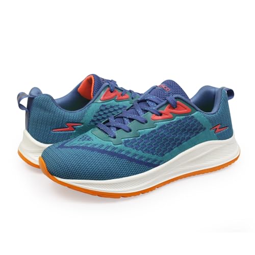 Image of ATHCO Mens Jimmy Memory Foam Insole Shoes|Running|Walking|Training|Gym|Jogging|Sneaker|Athletic|Laceup|Flexible|Lightweight|Dailyuse|Sports|Casual|ExtraSoft|Fitness|Gents Boys
