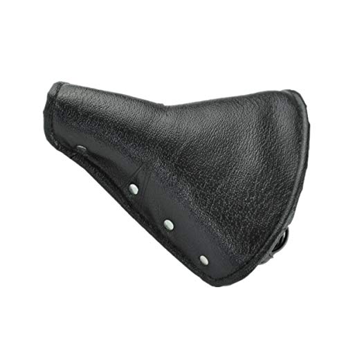 Unistrengh Vintage Bike Saddle, Classic Comfort Pu Leather Bicycle Bike Cycling Seat Retro Rivet Spring Cushion For Men Women (Black 01) #TOP2