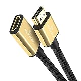 【Cable de extensión HDMI 8K de alta velocidad y flexibilidad】Los cables de extensión amplían el alcance de los cables HDMI existentes, lo que permite conectar componentes demasiado lejos para alcanzar con los cables suministrados con el equipo. Utiliza las extensiones para alejar las palancas de streaming desde detrás de las pantallas de TV. Compatible con otros cables HDMI 4K / 8K.