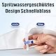 Urindrainagebeutel Bags mit einzigartiger Anti-Reflux-Tropfkammer, verstellbaren Clips und hängendem Haken für den Einsatz zu Hause und im Krankenhaus (3 Stück 4000mL)