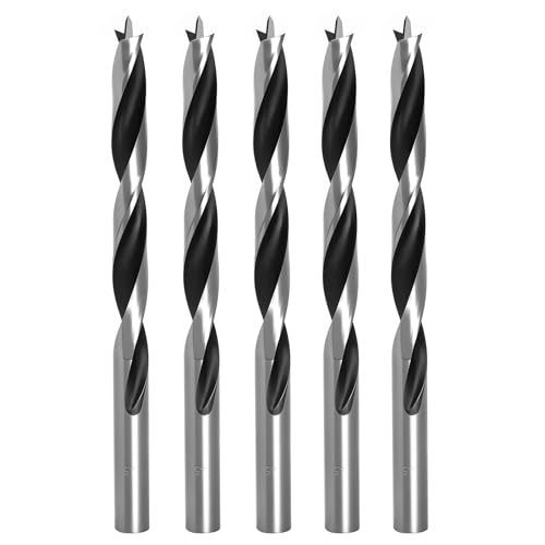Image of TIBOO DAY Brad Point Wood Drill Bits 4.5mm (11/64") Brad Point Drill, 5 Pcs