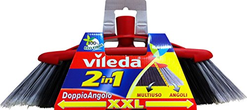 6 X Vileda Scopa 2In1 Doppio Angolo