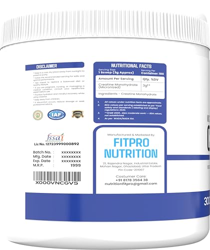 Image of NUTRIMUSCLE Creatine Monohydrate Micronised Powder | Lemon Flavour | Muscle Strength, Size & Performance | Faster Absorption | Pre & Post Workout Supplement | 250g