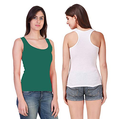 Image of Camisole Tank Top Vest Racerback Sando Camis for Women, Girls (Pack of 2)
