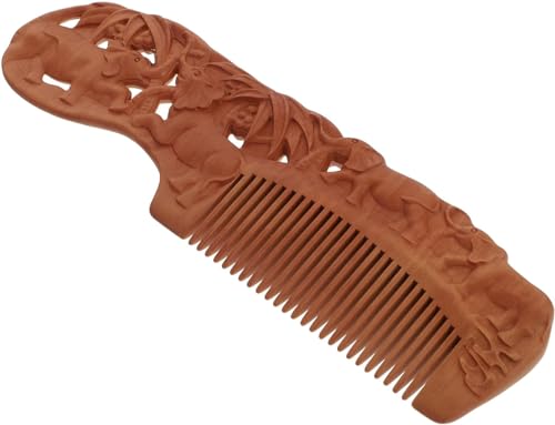 Peigne en bois de santal pour massage du cuir chevelu et soin des cheveux