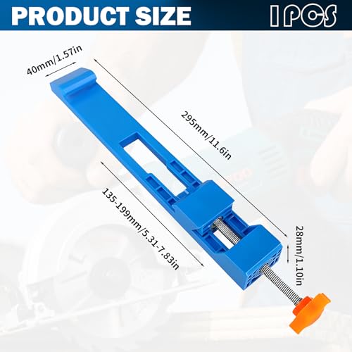 Adjustable Cutting Machine Base Guide,New Electric Circular Saw Milling Positioning Clamp,Ositioning Clamp Precision Wood Cut,For Professionals And Diy Enthusiasts(1 Pcs)