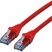 Produktbild Roline 21.15.2717 RJ45 Netzwerkkabel, Patchkabel CAT 6a U/UTP 10.00m Rot 1St.