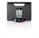 Sony RDPM5IP 30-Pin iPhone/iPod Portable Speaker Dock (Black) (Renewed)