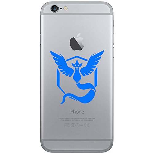 Preisvergleich Produktbild Pokemon Go Team Mystic Handy Vinyl Sticker Aufkleber