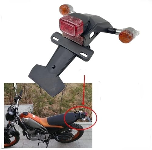 Support de plaque d'immatriculation XG250 Tricker avec feu arrière complet