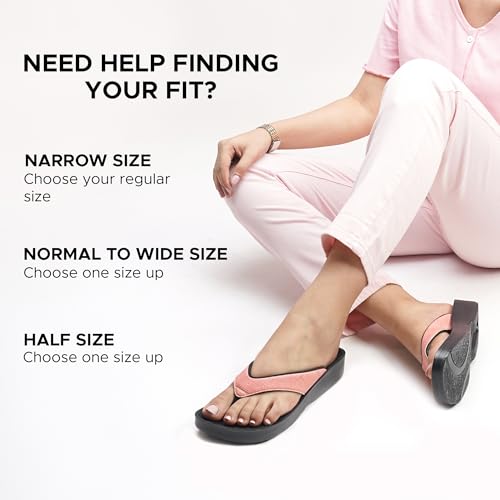 Image of AEROTHOTIC Comfortable Arch Support Flip Flops for Women Orthotic Sandals
