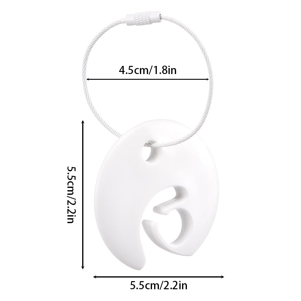 DONGKER 5PCS Flying Disc Clips,Flying Disc Holder Portable Disc Clips Carring Accessory for Outdoor Exercise - Image 4