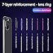 NMEGOU New [5 Pcs] For iPhone 11/Pro Max Rear Lens Metal Glass Film Camera Protective Film Ultra Thin, High Definition, Anti-Scratch, Anti-Fingerprint (Iphone 11 pro max)
