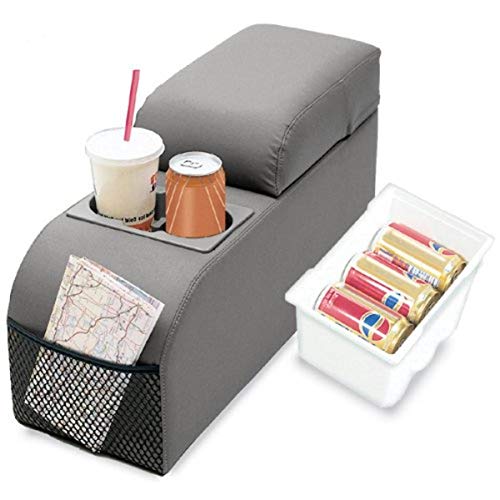 Rugged Ridge Center Console for Jeep CJ/Wrangler YJ | Vinyl, Grey | 13101.09 | Fits 1976-1995 Jeep CJ & Wrangler YJ