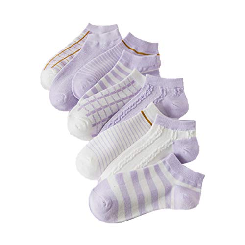 YianBestja Damen Sneaker Baumwolle Socken Kurzsocken Sportsocken Damensocken Sneakersocken für Frauen und Mädchen (9 paar Socken) Cover