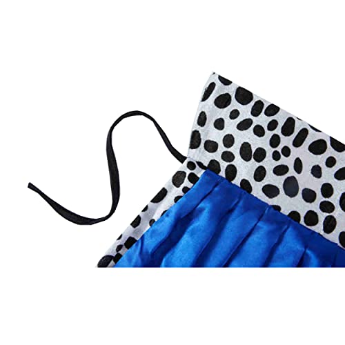 Yolsun Kids King Costume Cape With Crown Halloween King Costume Cape For Child (31.5“, Blue) #TOP2