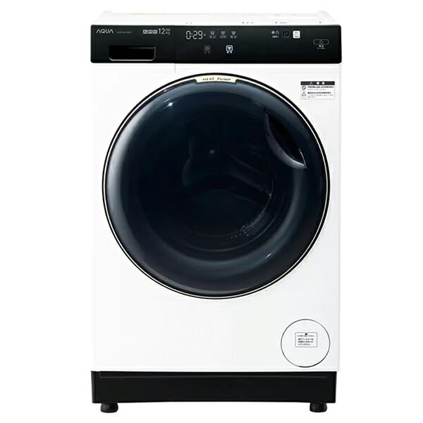 Amazon.co.jp: AQUA AQW-DX12R-L-W ホワイト まっ直ぐドラム2.0