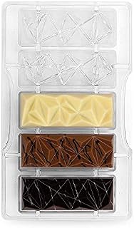 Decora 0050153 Serena Chocolate BAR Mould 5 CAV. 85X31X15HMM 200X120X22HMM, Policarbonato