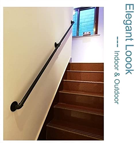 Main courante avec kit de support de rampes d'escalier haute résistance