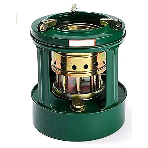 Dongbin Portable Outdoor Diesel Stove, Burner Alcohol Stove Picnic 8 Wick Kerosene/Diesel Stove Camping Stove Field Heater,Green Cover